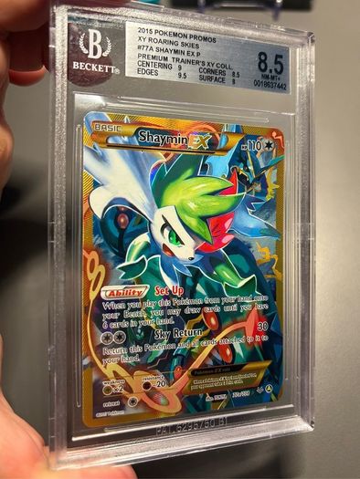 Shaymin EX 77a BGS 8.5 ( Near PSA 9 ) NM Pokemon Card