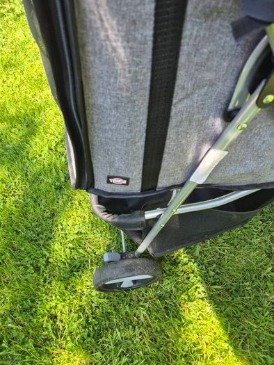 Trixie Grey Dog Buggy Stroller (Quick-Fold, Max 11kg)