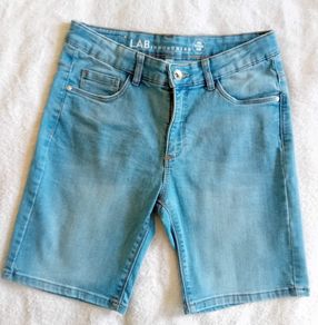Stretchy Lands End Denim Shorts Size 170