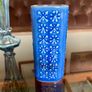 Vintage Rare Celtic Connemara Cobalt Blue Post Vase or Pen Toothbrush Holder Image 3