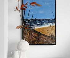 Original hand paint picture, painting by Strzala
