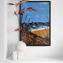 Original hand paint picture, painting by Strzala
