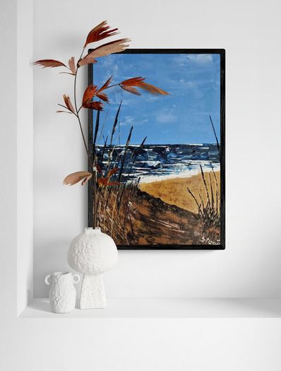 Original hand paint picture, painting by Strzala