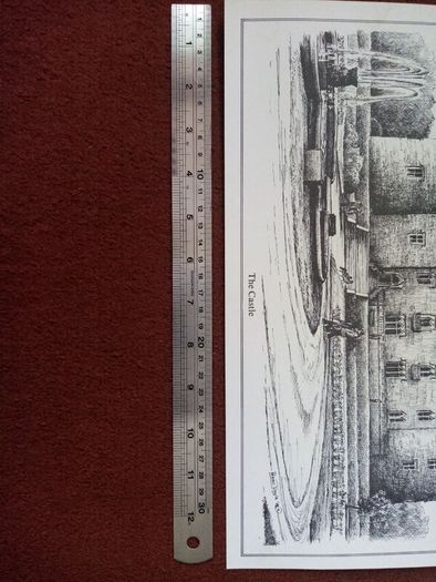 Vintage Kilkenny Castle print by Paraic Doyle limited edition