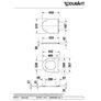 DURAVIT WC seat No.1 without softclose, stainless steel hinges, white Image 3