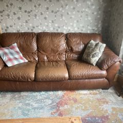 leather sofa