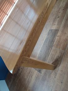 Solid oak table