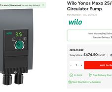 circulation pump Wilo Yonos MAXO 25/0,5-7