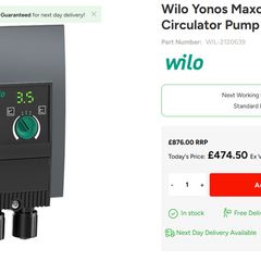 circulation pump Wilo Yonos MAXO 25/0,5-7