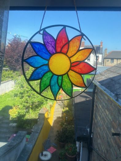 Suncatcher with vibrant colours