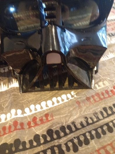 Darth Vader helmet for Halloween