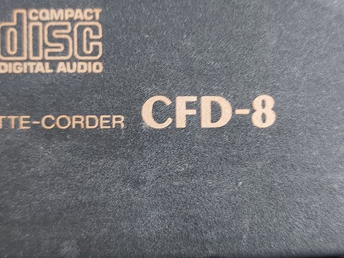 SONY CD Radio Cassette-Corder Model No. CFD-8, in good condition, Radio and CD works fine,Tapes not playing