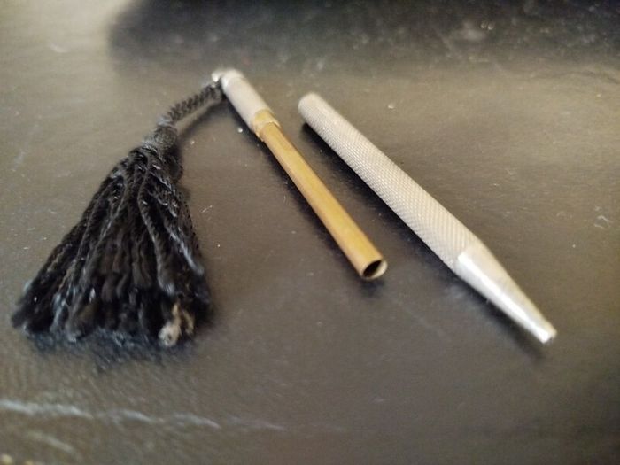 Antique 1924 Sterling Silver Pocket Pencil Casing - Peaky Blinders / 1920s Jazz Age Era