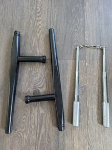 Martial arts training equipment Tonfa set and telescopic Nunchaku