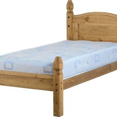 Corona 3' Bed Low Foot End in Distressed Waxed Pine