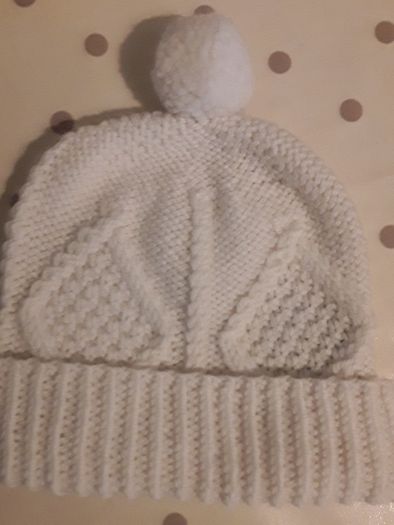 Kids Aran Wool Hat 6-8 Years