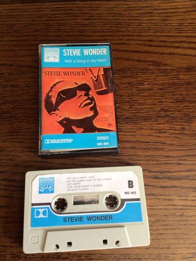 Stevie Wonder with a song in my heart audio cassette tape