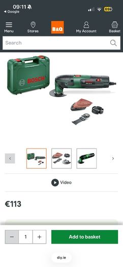 Bosch 240V 220W Corded Multi tool PMF 220 CE