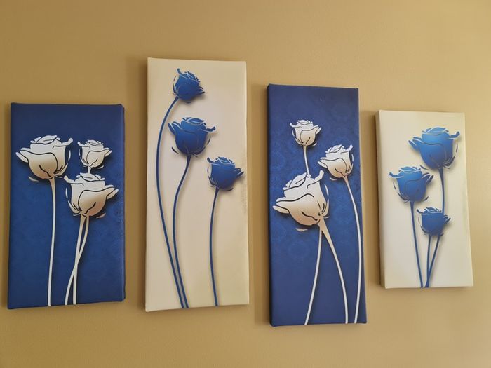 sets of decorative canvases x2