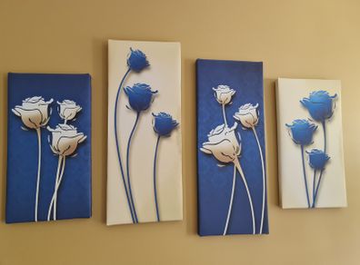 sets of decorative canvases x2