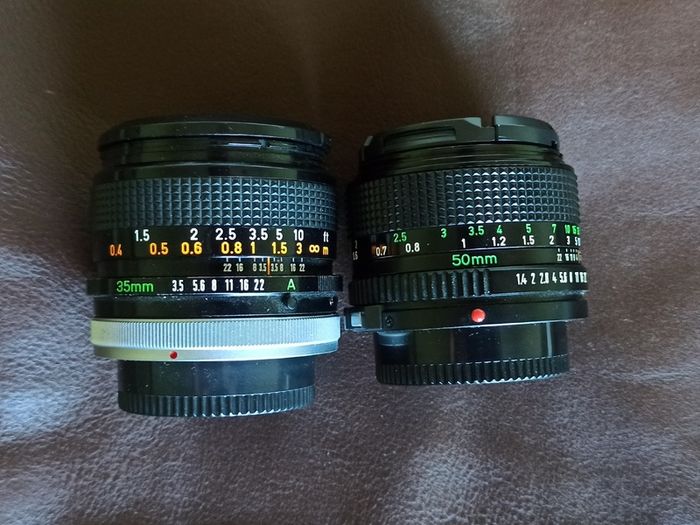 Canon A1 Analog Camera + Lenses