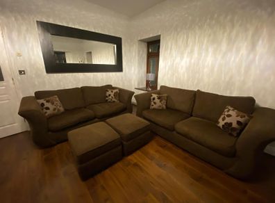 Brown Couch set