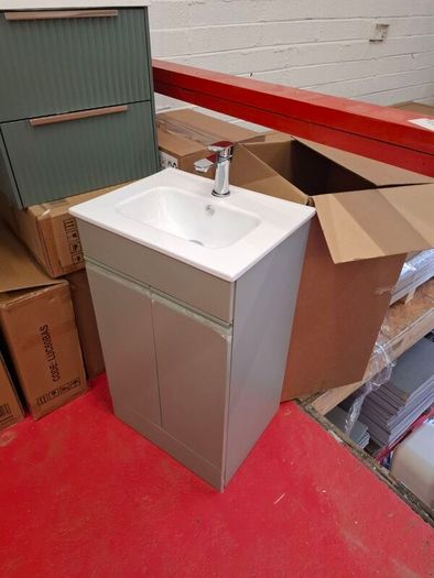 Deann 500 floorstanding unit with tap and waste