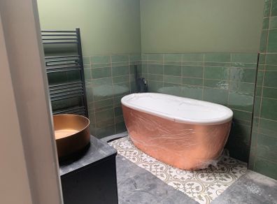 11sqm green wall tiles