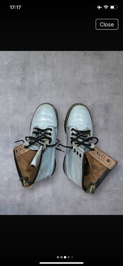 Dr Martens Powder Blue Size 5/38