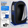 Portable Sauna Steam Pop-Up Tent 1000W 2.6 Litre Generator 2X Protective Floor Mats Image 4