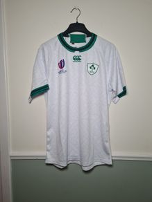 Mens CANTERBURY Ireland World Cup 2023 Jersey Shirt Irfu White Away Alternate Size  Xl Extra Large