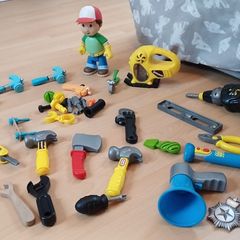 Handy Manny toys and workshop tools bundle