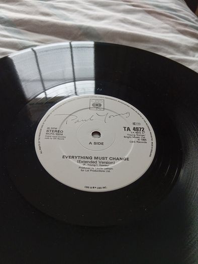 Everything Must Change  12" Vinyl Single  Paul Young