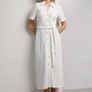NEW Ladies Textured Midi Dress: Medium Image 3