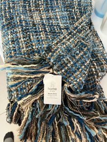 Blue throw/blanket