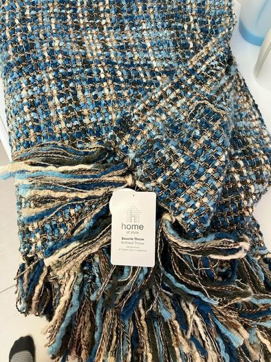 Blue throw/blanket