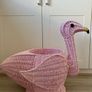 Big flamingo pink basket Image 5