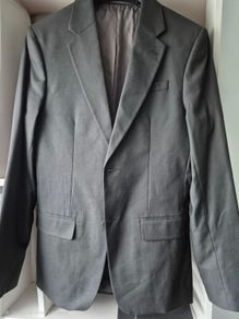 BNWT 36R Black slim fit 3 piece suit 32W 32L