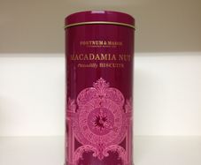 EMPTY Fortnum & Mason collectable cylindrical biscuit tin