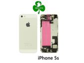 For iPhone 5S Back / Battery Cover Housing Complete With Parts White Silver