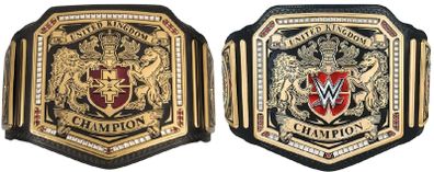 WWE & NXT Official Adult Size United Kingdom Championship Replica Title Belts