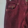 Wine colour ladies cords Image 2
