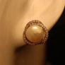 Bargain.Sterling Silver Cultured Pearl and Natural Zircon Pendant and Earrings Set Image 8