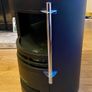 De Vielle freestanding curved black Electric Stove, as new. Image 3