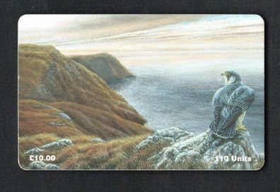 2000 Isle of Man UK10/ 110 units Peregrine Falcon (Siemens - S30 (Module 34)) Phone Card