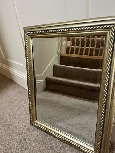 Gold antique style mirror