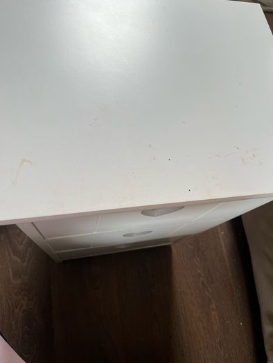 Beside Table with heart design