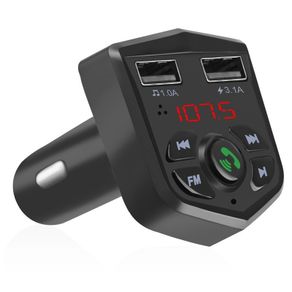 New Bluetooth 4.2 EDR Wireless FM Transmitter 3.1A Voltmeter Mic 12V 24V #939