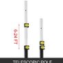 BRAND NEW Telescopic Pole Saw Reciprocating Hand Tools Pruner Aluminum Alloy High Branch Trimmer Fruit Tree Home Garden Pruning Tool Image 4