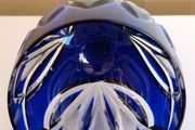 AJKA Cobalt Blue Crystal Glass